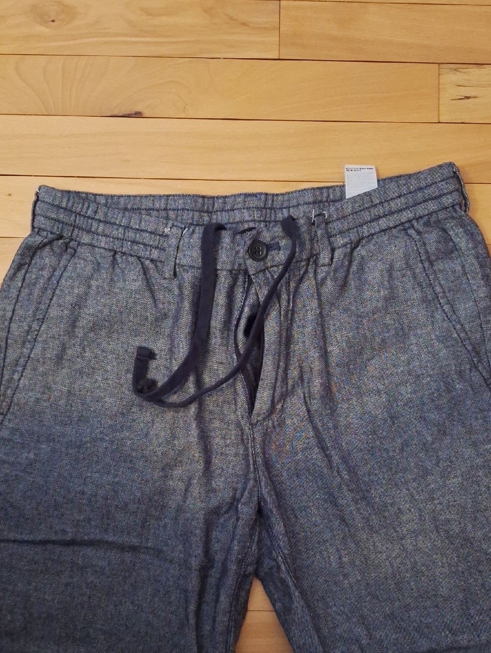 Men's Casual Drawstring Jogger Pants - Heather Gray - Picture 2 of 4